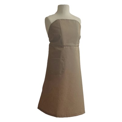 Apron Taupe uni Model for Women