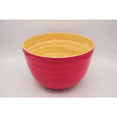 Bambusschale Pink matt Bowl (18 x 7 cm, d x H)