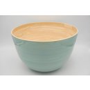 Bambusschale Eisblau matt Bowl (18 x 7 cm, d x H)