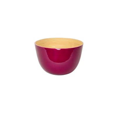 Bamboo bowl blackberry Bowl (18 x 7 cm, d x H)