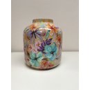 Vase Blumen rosa klein 19x21