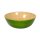 Bamboo bowl green mat Flat (30 x 10 cms, d x h)